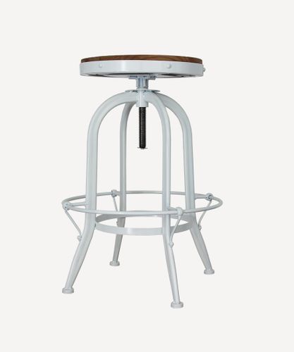 Workshop Counter Stool White