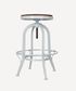 Workshop Counter Stool White