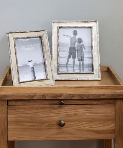 Beaded Nickel Frame 6x8"