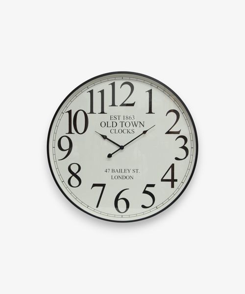 Noir Numeral Wall Clock
