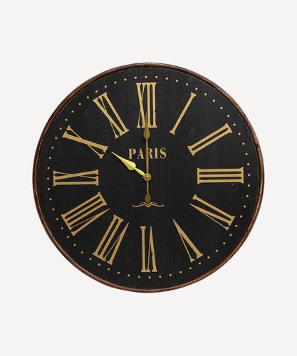 Noir Wood Paris Clock