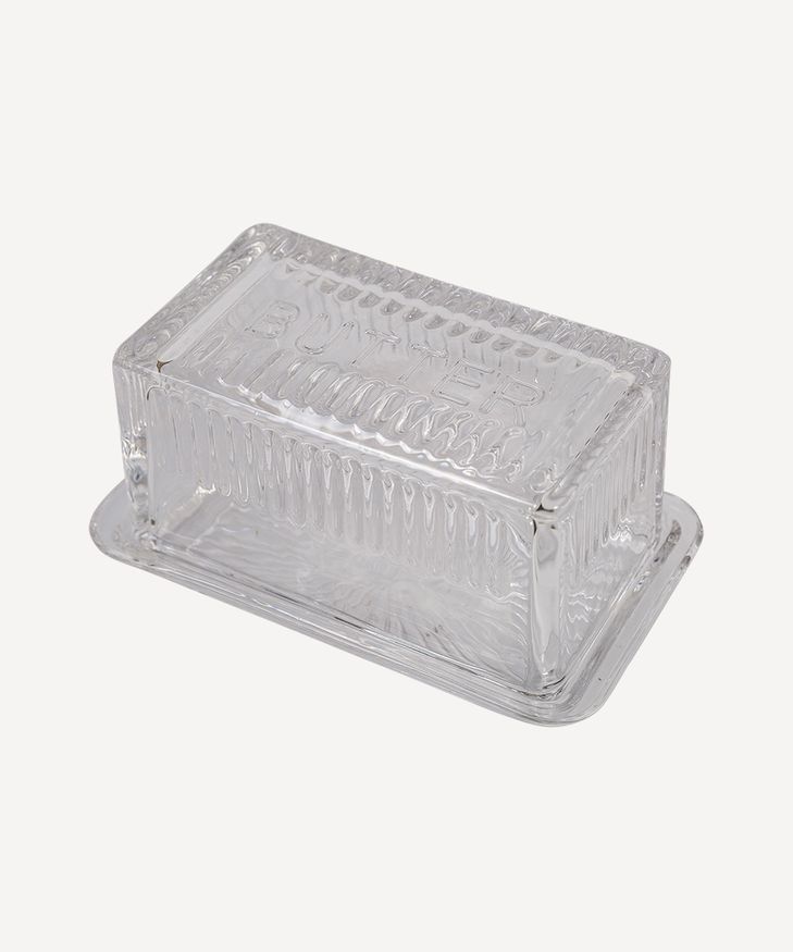 Glass Butter Dish French Country Collections