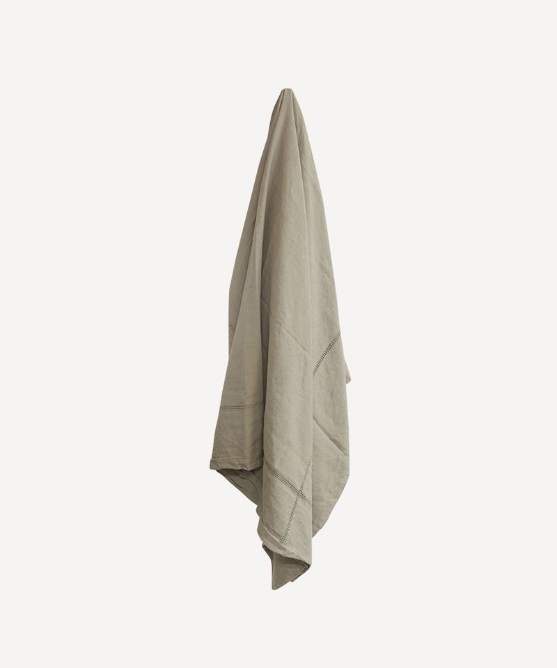 Emilie Linen Duvet Cover Queen Sand