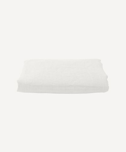 Emilie Linen Fitted Sheet King Ecru