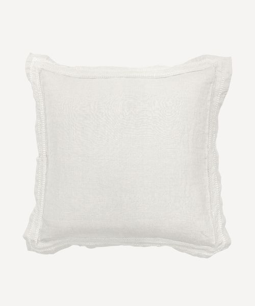 Emilie Linen Euro Pillow Cover Ecru  (2PC)