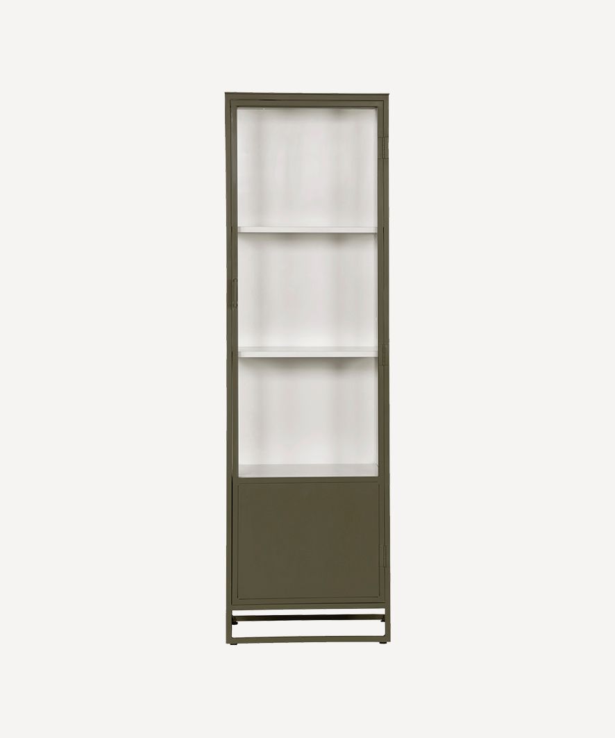 Cole Display Cabinet Single Olive