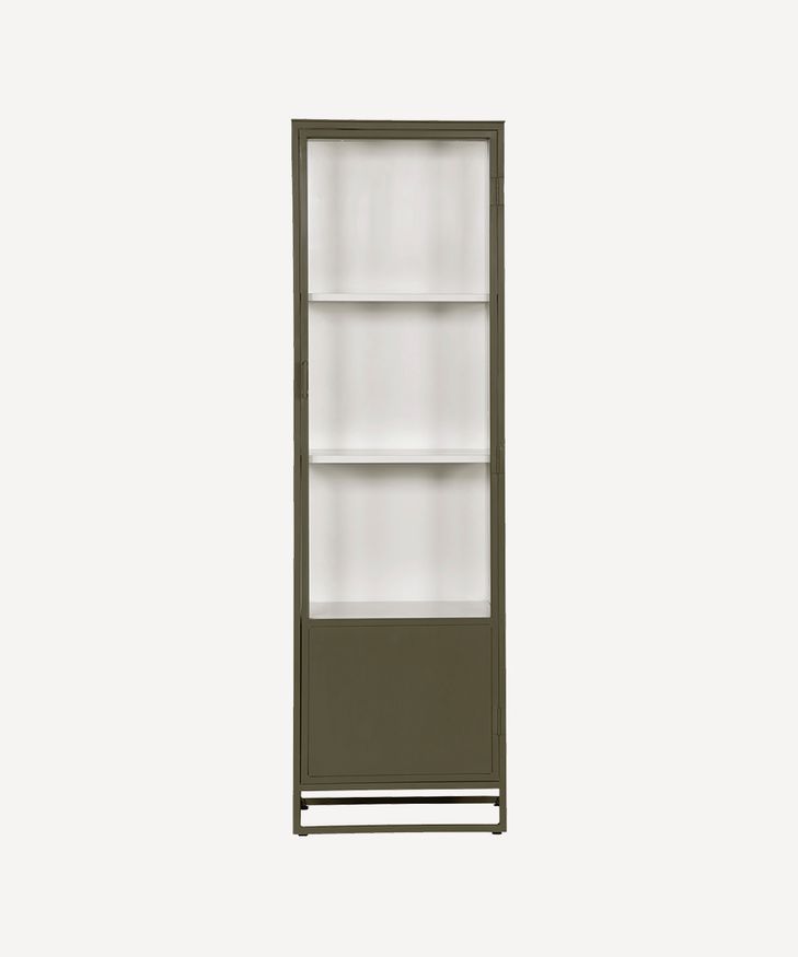 Cole Display Cabinet Single Olive