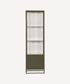 Cole Display Cabinet Single Olive