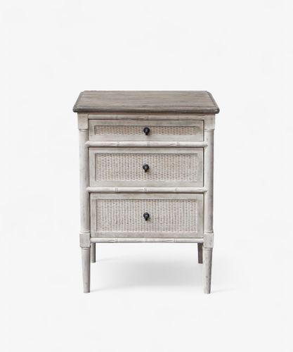 Laurette 3 Drawer Bedside Table
