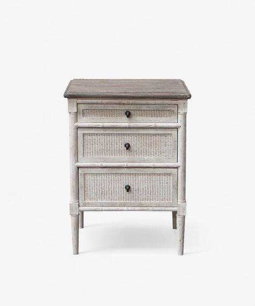 Laurette 3 Drawer Bedside Table