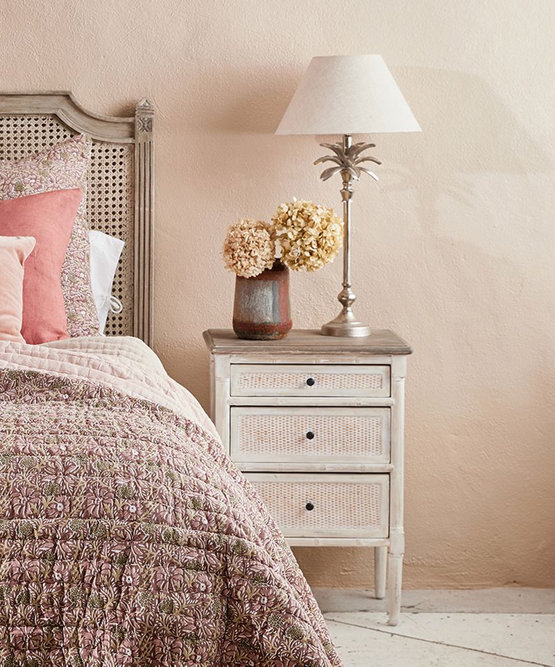 Laurette 3 Drawer Bedside Table