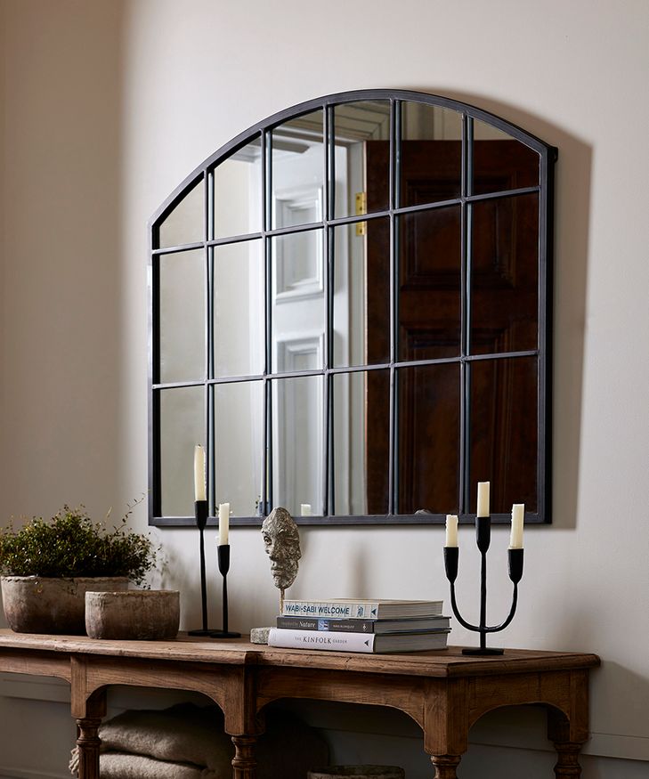 Mantle Arch Grid Mirror