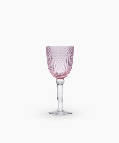 Vintage Pink Goblet