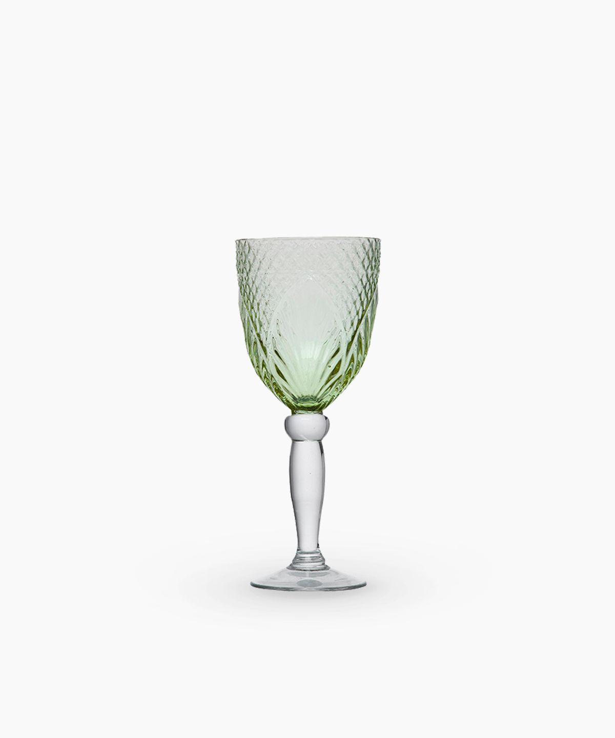 Vintage Green Goblet