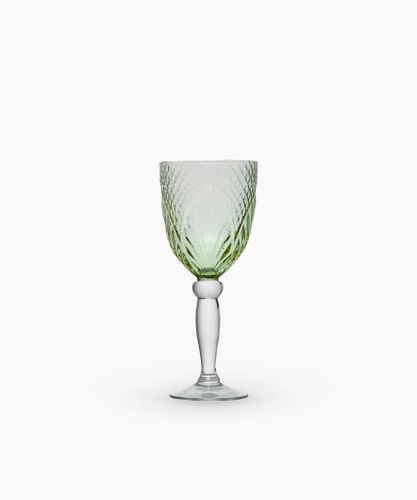 Vintage Green Goblet