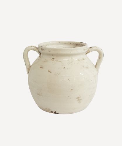 Luna Aged White Urn
