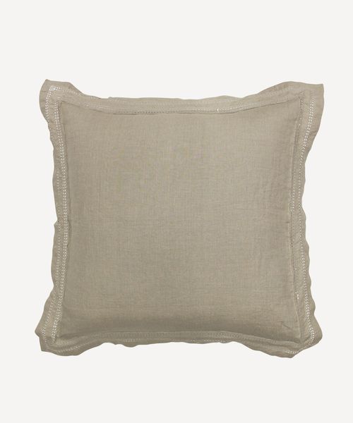 Emilie Linen Euro Pillow Cover Sand  (2PC)