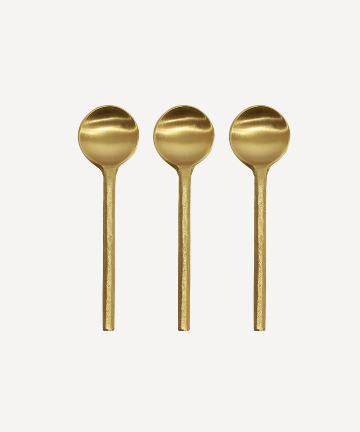 Brass Salt Spoon Large (3PC)