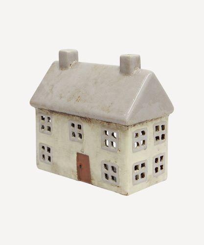 Alsace Cottage Tea Light Light Grey