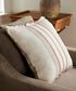 Herringbone Stripe Linen Cushion Cover Natural