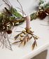 Mistletoe Iron Candleholder Small