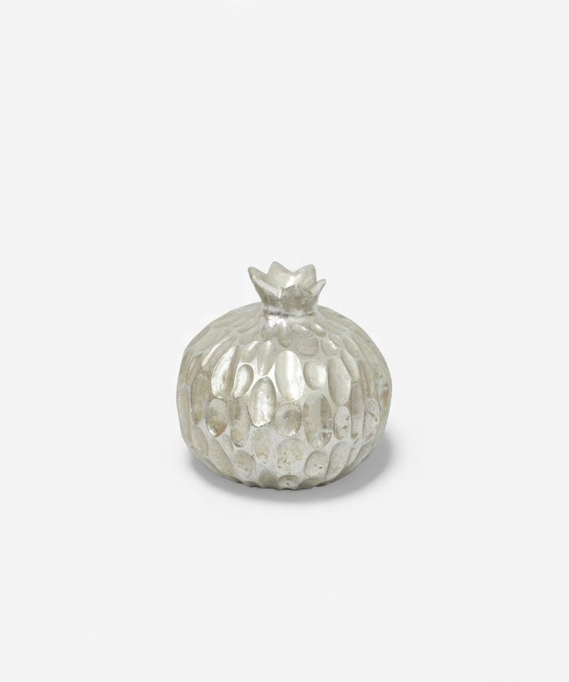 Silver Pomegranate Décor