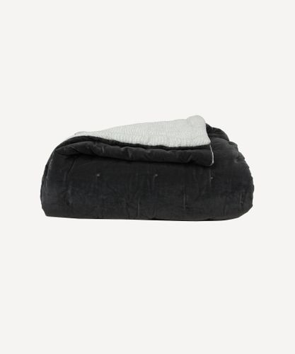 Coal Velvet Bedspread Queen