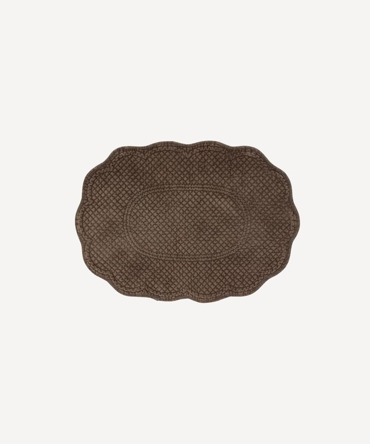 Rena Quilted Placemat Brown