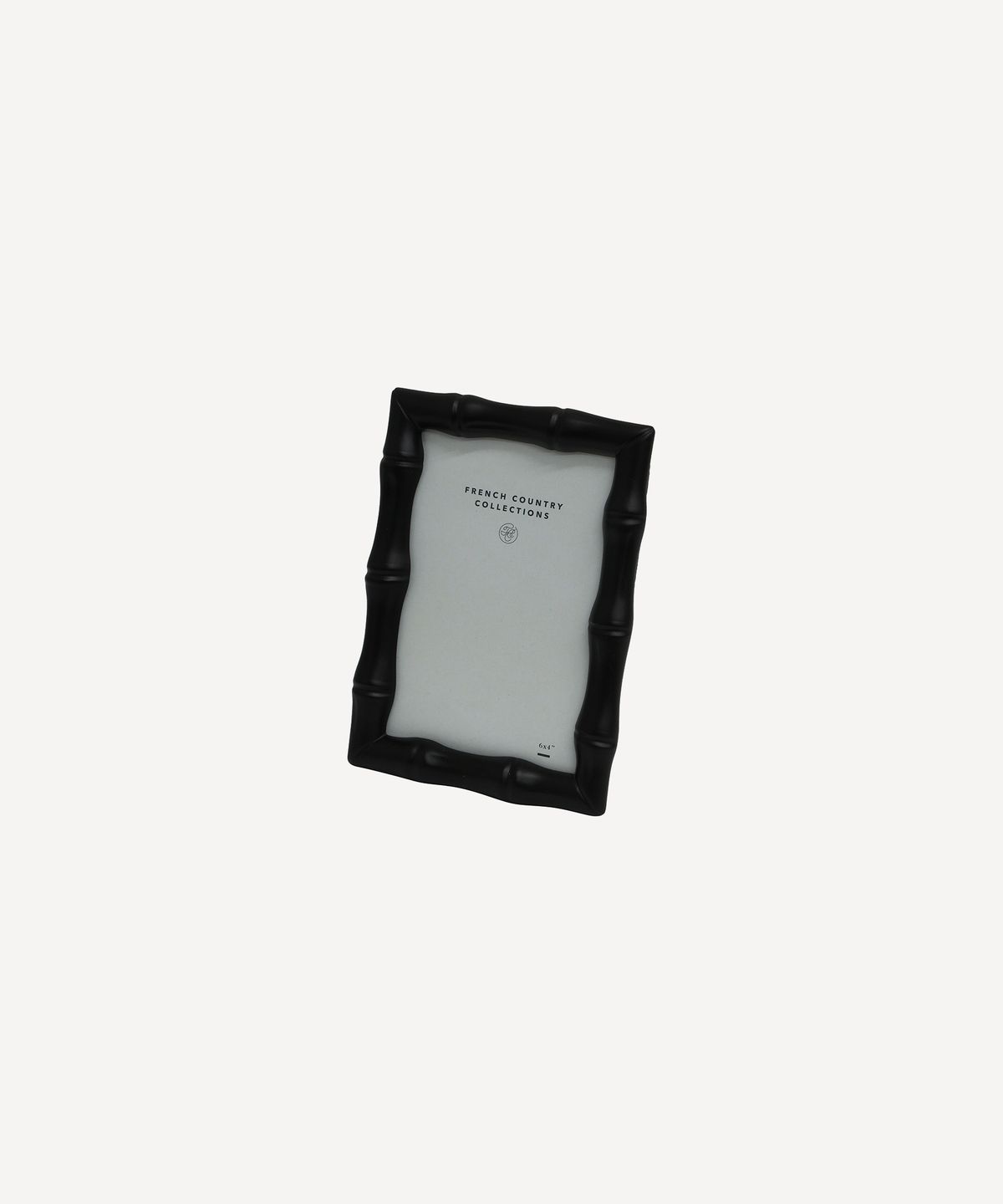 Faux Bamboo Black Photo Frame 4x6"