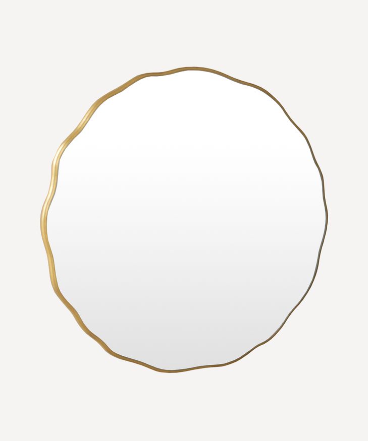 Wave Circle Mirror Large