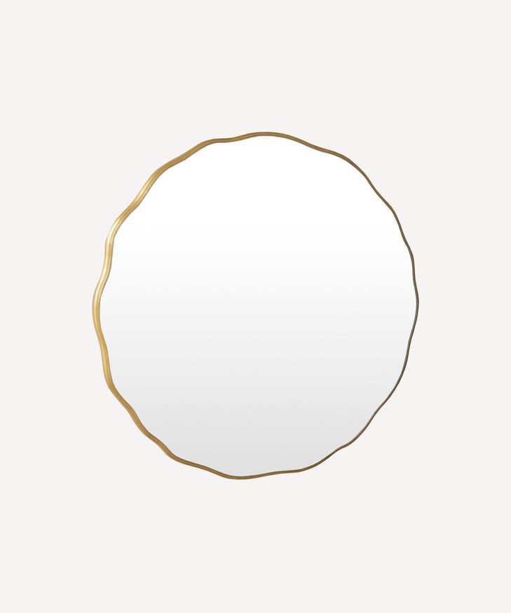 Wave Circle Mirror Small