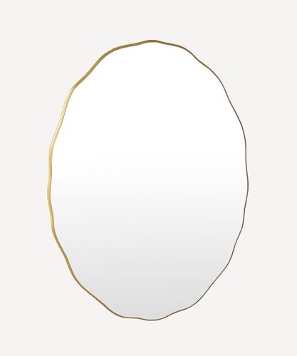 Wave Oval Mirror Large
