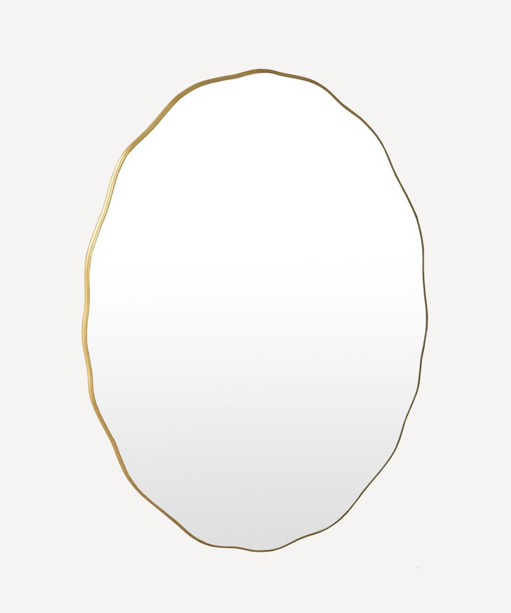 Wave Oval Mirror Large