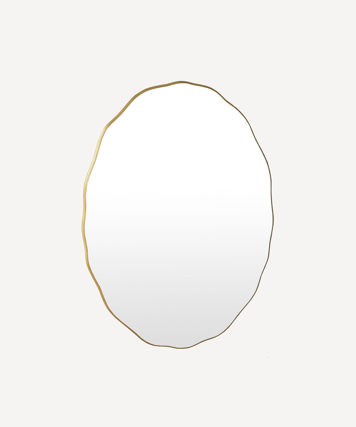 Wave Oval Mirror Small