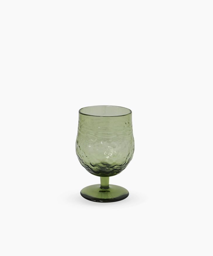 Serena Green Wine Goblet