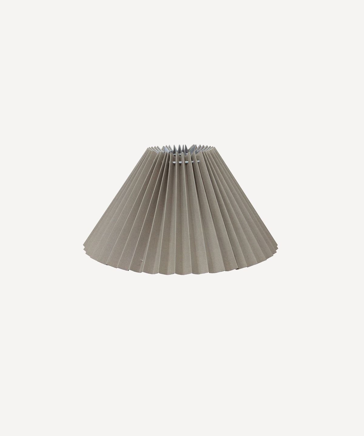 Pleated Linen Shade 35cmD Taupe