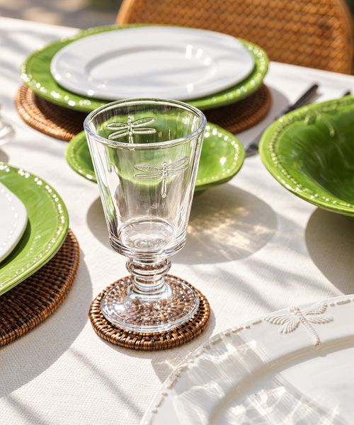 Dragonfly Wine Goblet