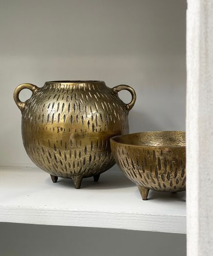 Cairo Textured Bowl with Handles