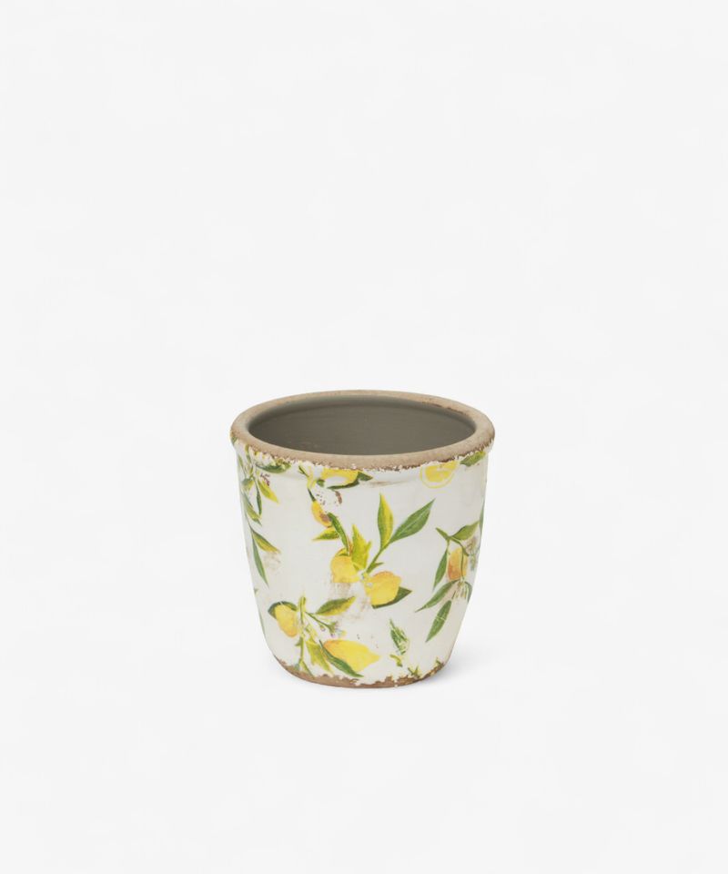 Botanical Lemon Pot Small