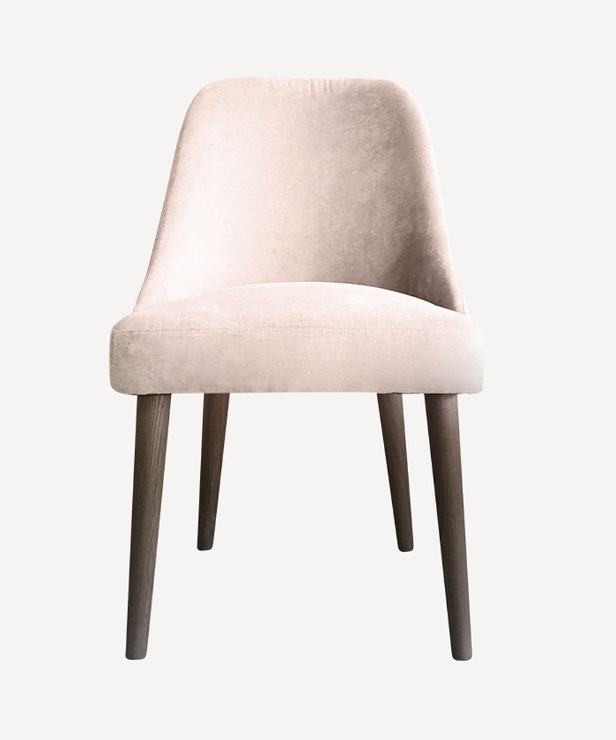 Wilthem Dining Chair Off White Velvet