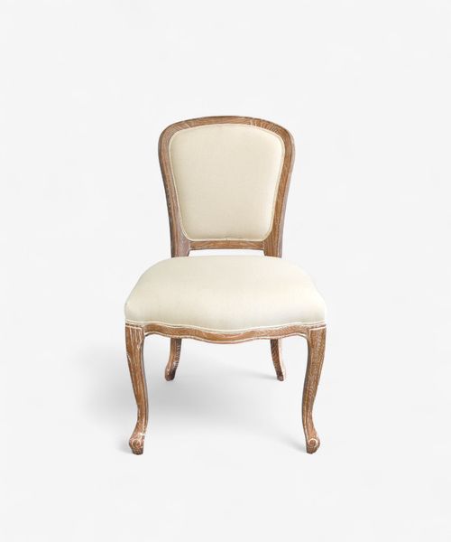 Duval Dining Chair Natural Linen