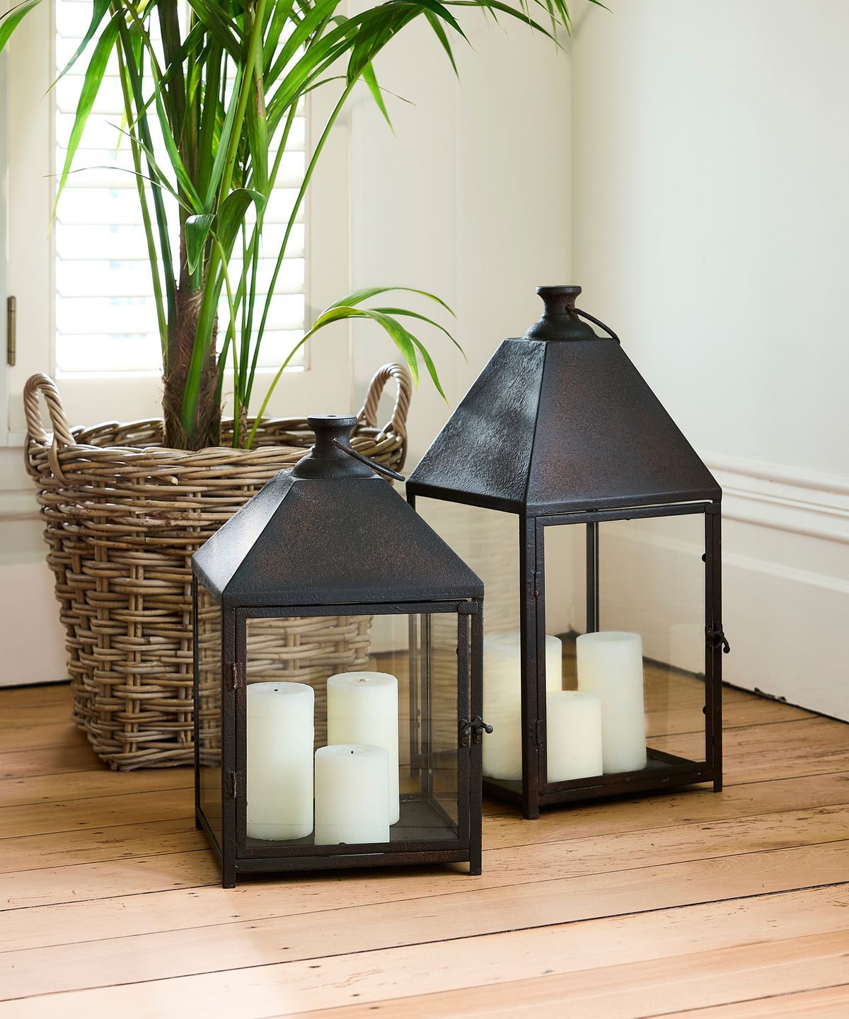 Newton Rustic Lantern Large