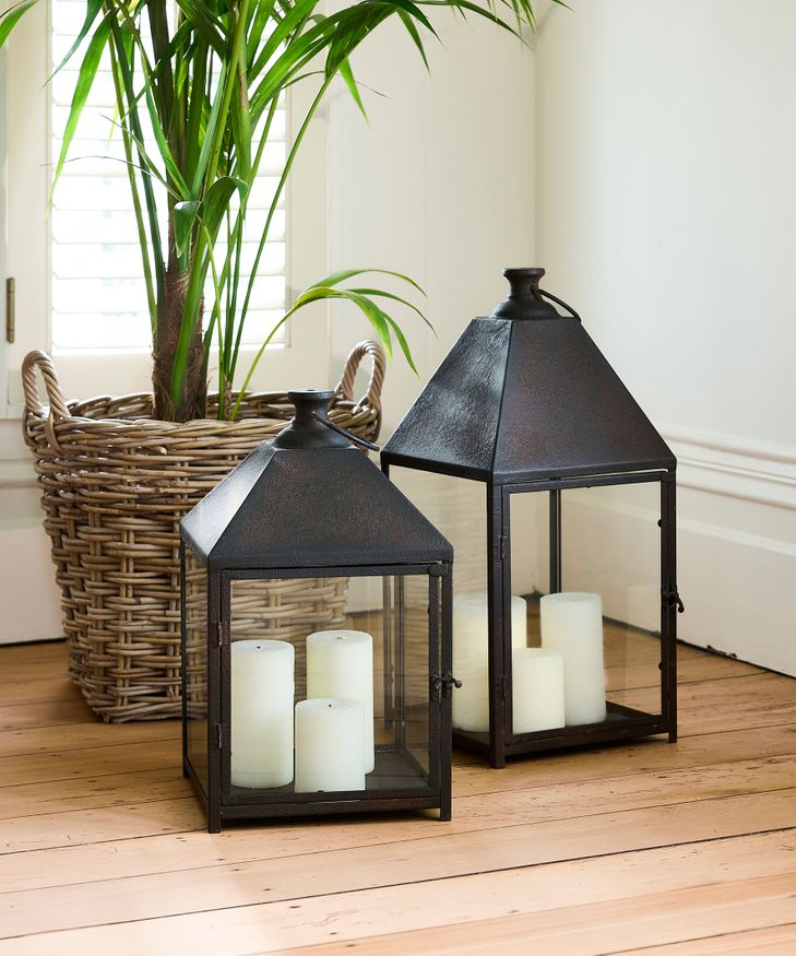 Newton Rustic Lantern Small