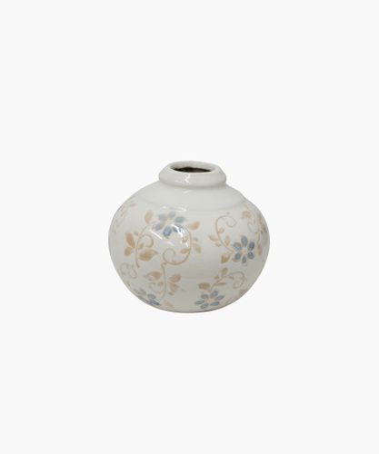 Anais Ceramic Round Bud Vase