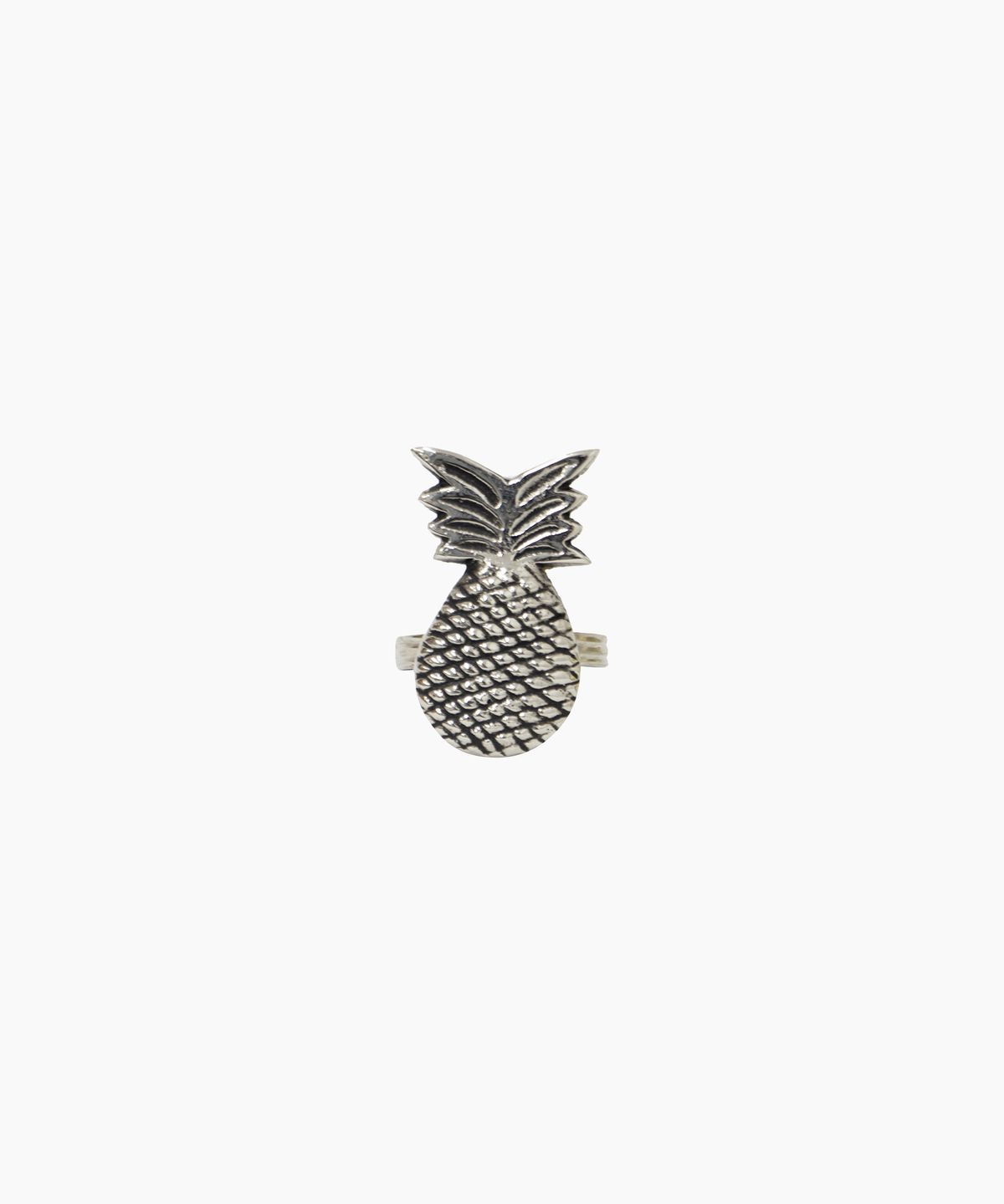 Pineapple Napkin Ring Silver