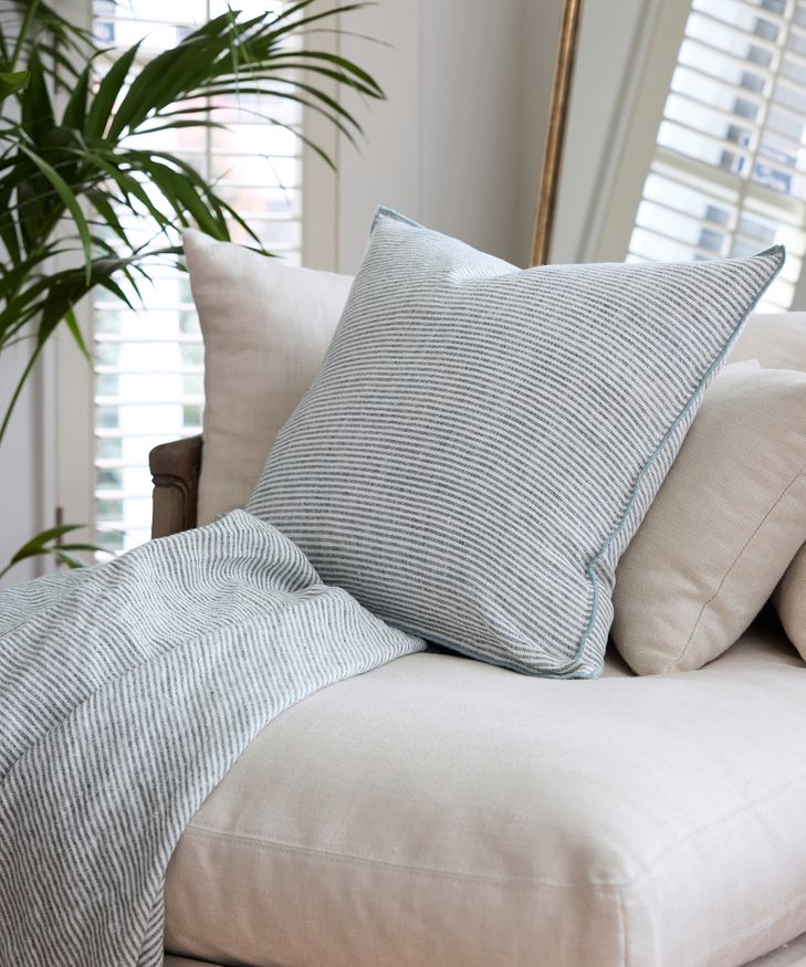 Bayside Pinstripe Cushion