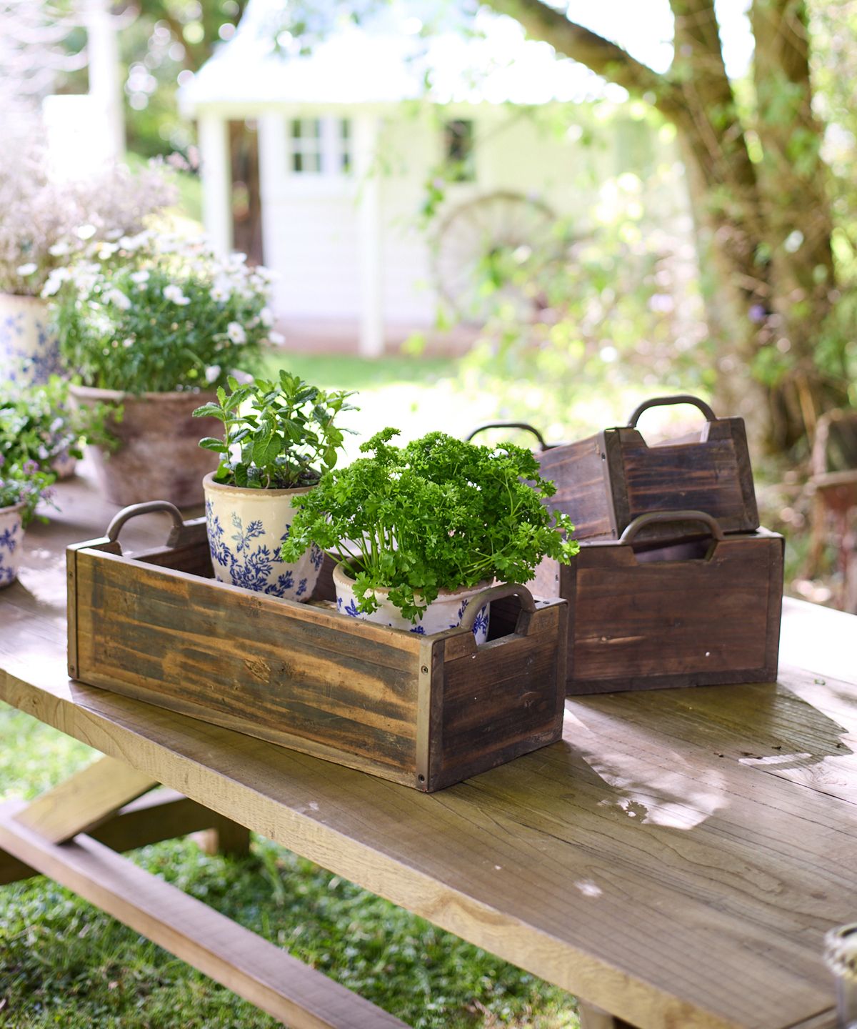 Rustic Planter Box Large