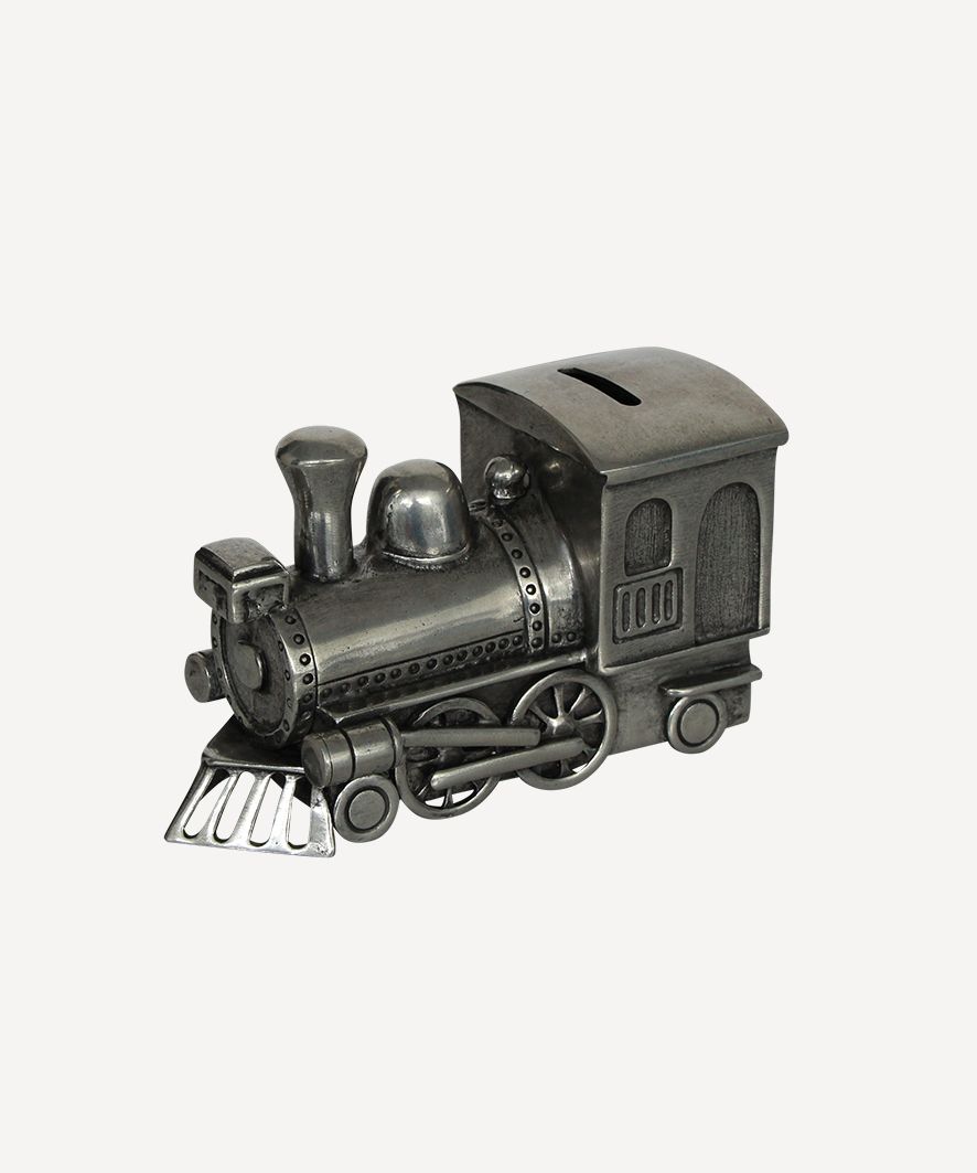 Pewter Train Money Box