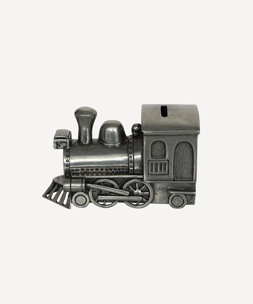 Pewter Train Money Box