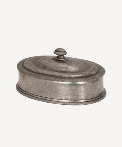 Pewter Oval Box